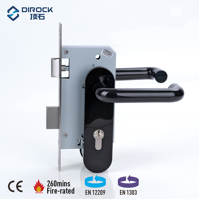 Alça da placa traseira de nylon + trava de encaixe + cilindro de perfil de botão