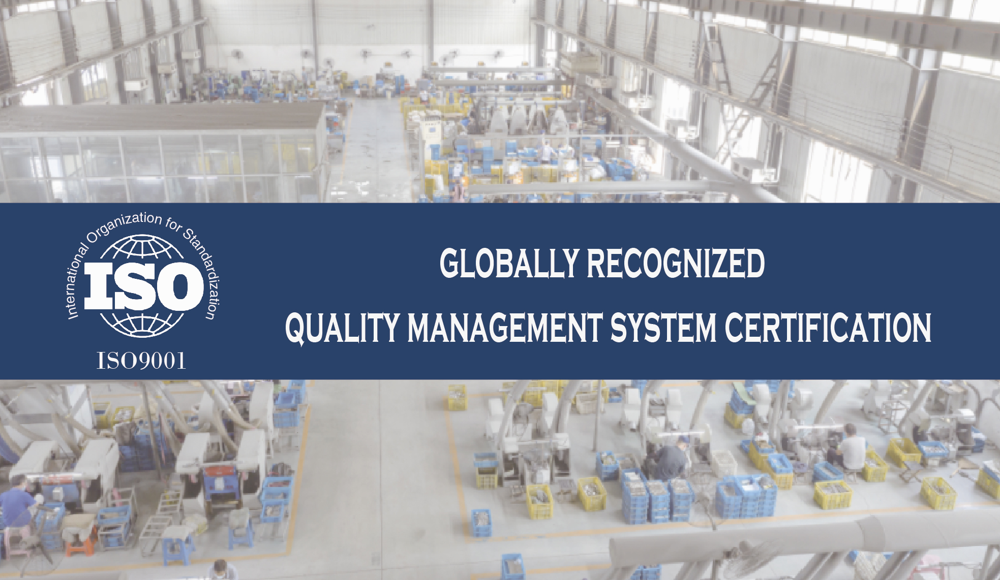 Nossa fábrica obtém a certificação do sistema de gestão da qualidade ISO 9001 para o ano de 2023