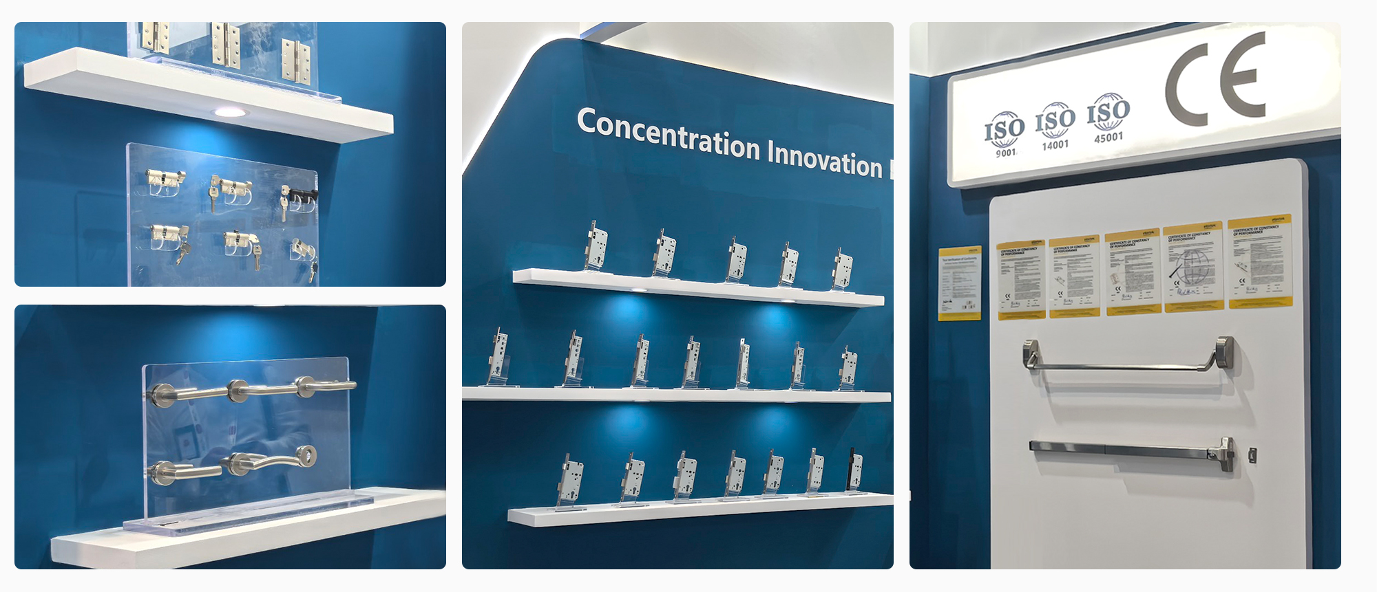 Gama DIROCK de solu&ccedil;&otilde;es de hardware para portas com certifica&ccedil;&atilde;o CE e resist&ecirc;ncia ao fogo em exposi&ccedil;&atilde;o