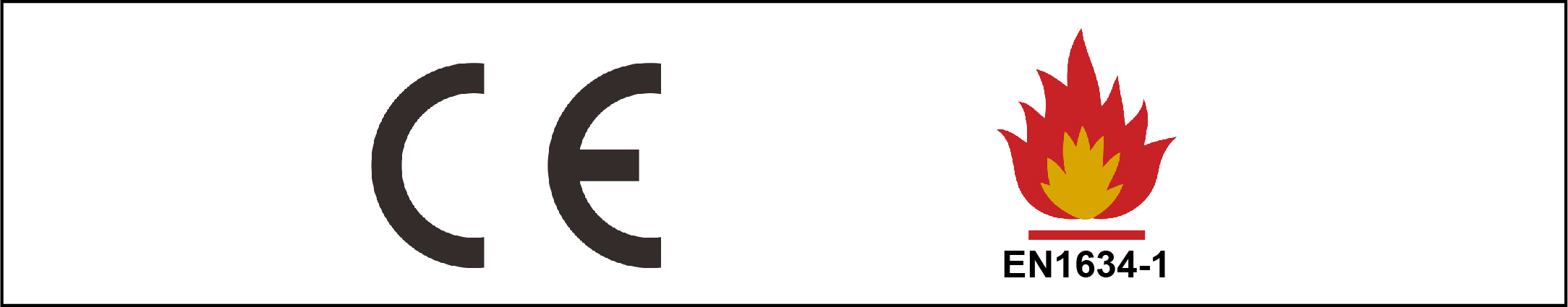 CE EN1634-1 logotipo